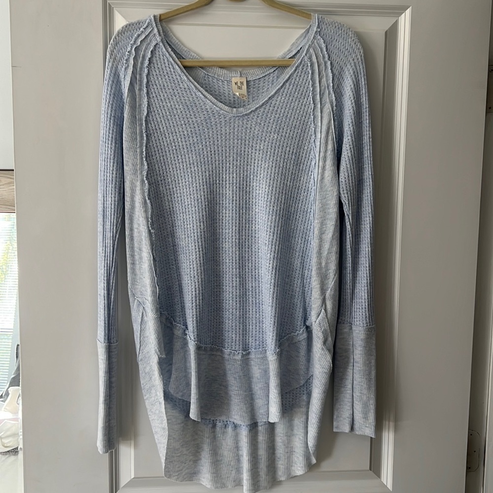 Free People, blue tunic